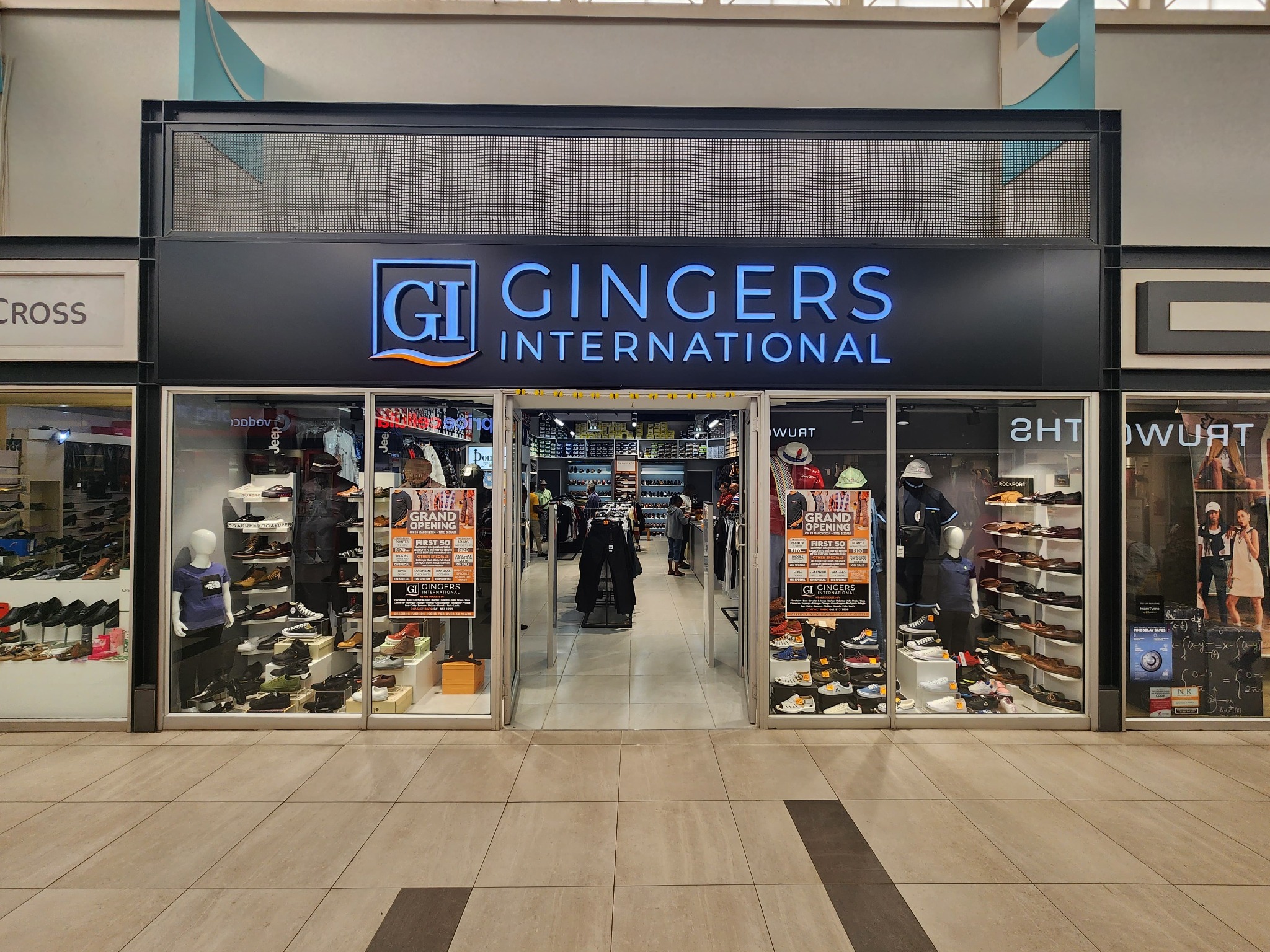 Gingers International retail store shop front